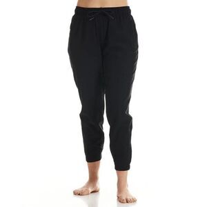 Spyder Womens Black Fleece Cropped Ankle Soft Active Joggers Size Large
